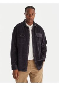 Quiksilver Koszula Venture Cord EQYWT04646 Granatowy Regular Fit. Kolor: niebieski. Materiał: bawełna