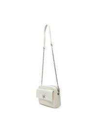Calvin Klein Torebka Ck Re-Lock Pocket Camera Bag LV04F3102G Écru. Kolor: kremowy. Materiał: skórzane #2