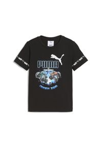 Puma - Koszulka dziecięca PUMA × HOT WHEELS™ MONSTER TRUCKS PUMA Black. Kolor: czarny. Sport: joga i pilates