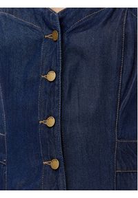 Guess Sukienka jeansowa W5GK43 D5N61 Granatowy Regular Fit. Kolor: niebieski. Materiał: syntetyk #3