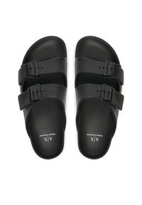 Armani Exchange Klapki XUP015 XV821 00002 Czarny. Kolor: czarny #5