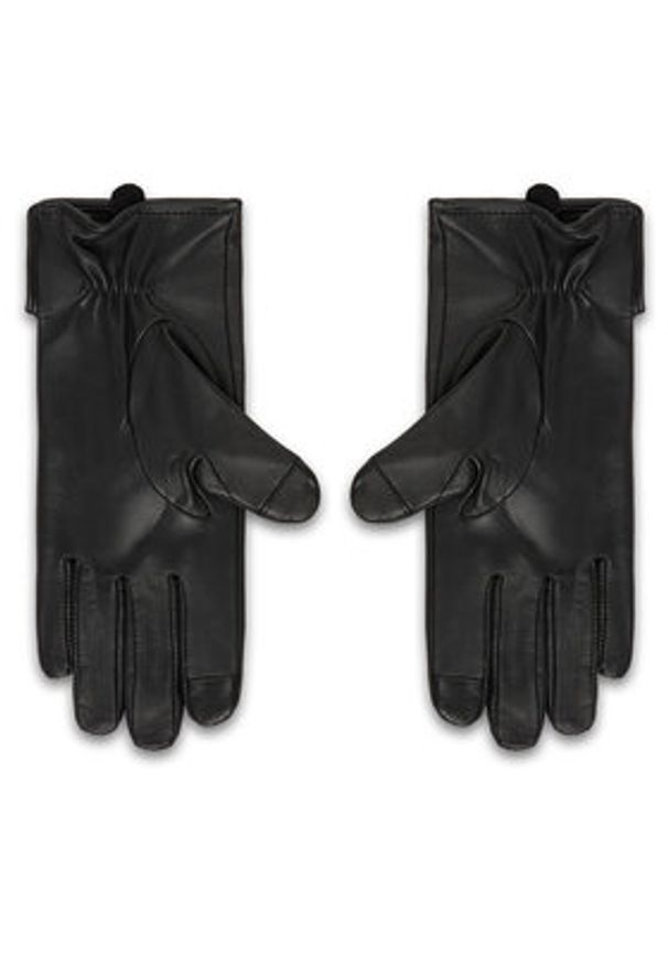 Lauren Ralph Lauren - LAUREN RALPH LAUREN Rękawiczki 454833083001 Czarny. Kolor: czarny. Materiał: skóra