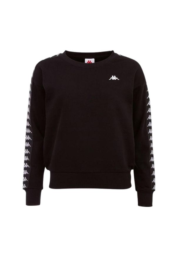 Kappa - Damska Bluza Janka. Kolor: czarny. Styl: sportowy. Sport: turystyka piesza