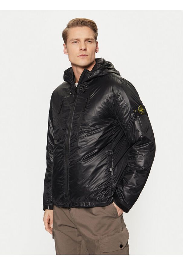 Stone Island Kurtka przejściowa 8115Q0425 Czarny Regular Fit. Kolor: czarny. Materiał: syntetyk
