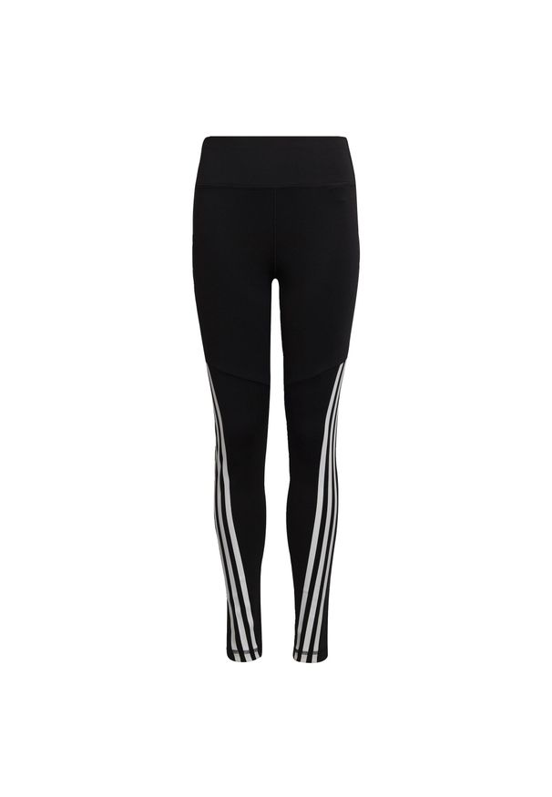 Adidas - Legginsy dziewczęce adidas G Ar 3s Opt Tig. Kolor: biały, wielokolorowy, czarny