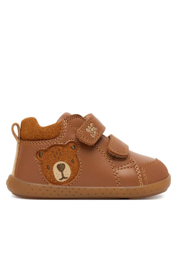 Sneakersy Garvalin. Kolor: brązowy