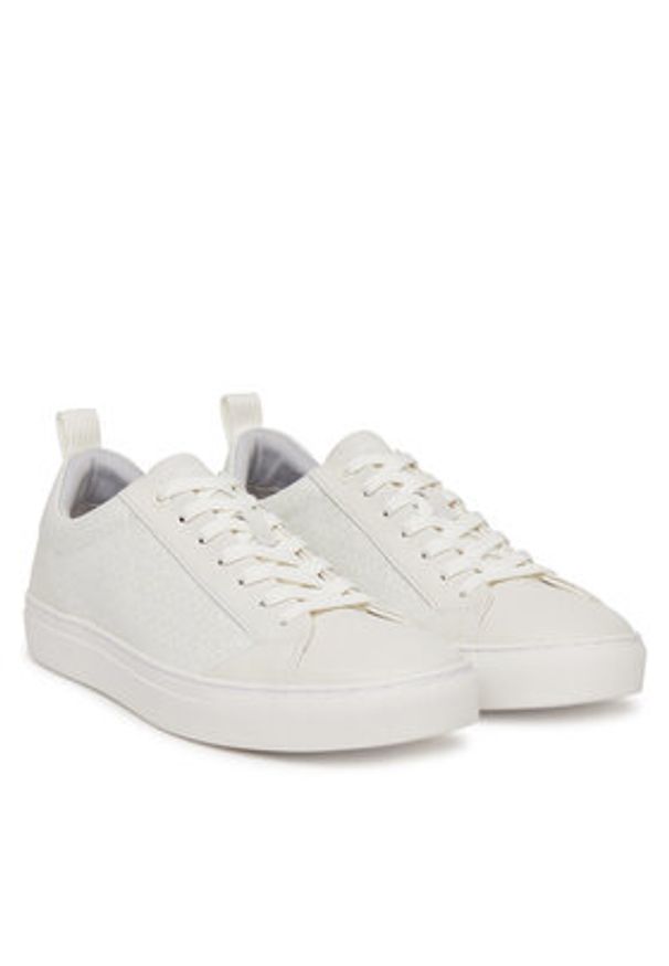 Hugo - HUGO Sneakersy Morien Tenn 50541696 Biały. Kolor: biały. Materiał: skóra