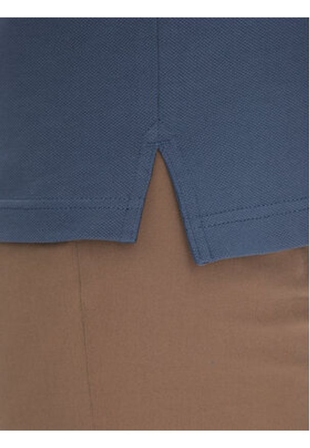 TOMMY HILFIGER - Tommy Hilfiger Polo 1985 MW0MW17770 Niebieski Regular Fit. Typ kołnierza: polo. Kolor: niebieski. Materiał: bawełna