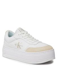 Calvin Klein Jeans Sneakersy YW0YW01433 Biały. Kolor: biały. Materiał: skóra #6
