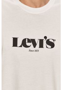 Levi's® - Levi's - T-shirt 16143.0083-Neutrals. Okazja: na spotkanie biznesowe. Kolor: biały. Materiał: dzianina. Wzór: nadruk. Styl: biznesowy #2