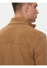 Geox Kurtka z imitacji skóry Blainey M5520P T3196 F5265 Beżowy Regular Fit. Kolor: beżowy. Materiał: skóra #5