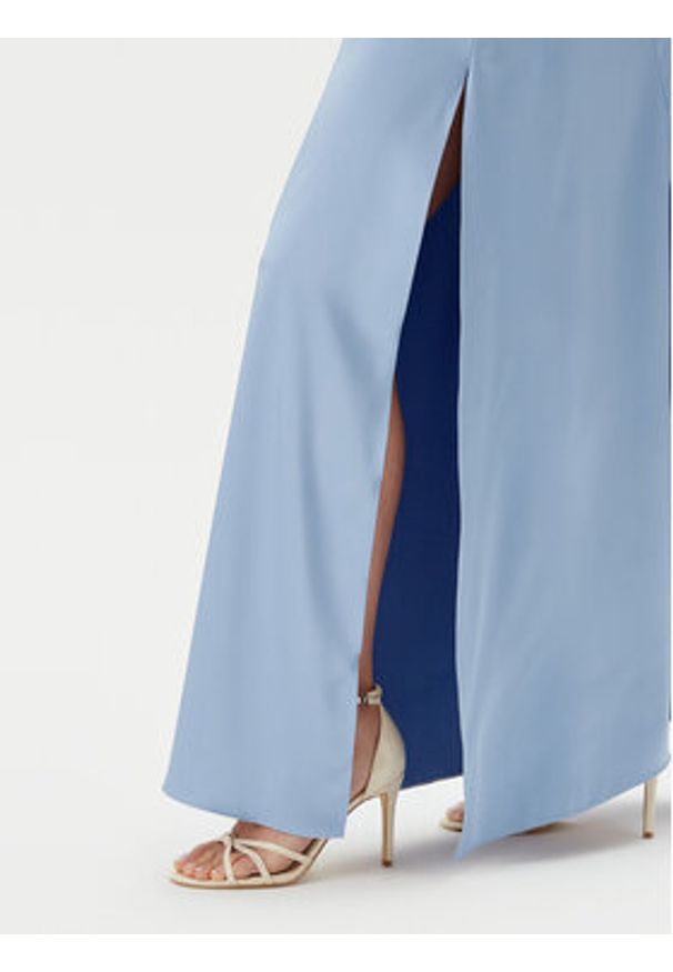 Rinascimento Sukienka wieczorowa CFC0123802003 Błękitny Regular Fit. Kolor: niebieski. Materiał: syntetyk. Styl: wizytowy