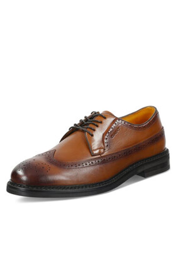 GANT - Gant Półbuty 32631190 Brązowy. Kolor: brązowy. Materiał: skóra