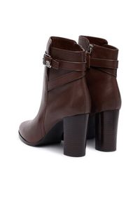 Lauren Ralph Lauren - LAUREN RALPH LAUREN Botki 802974475002 Brązowy. Kolor: brązowy. Materiał: skóra #3