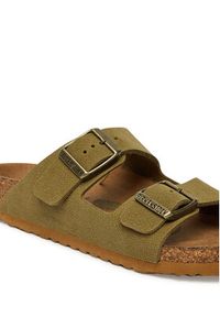 Birkenstock Klapki Arizona Kids Vegan 1027829 S Zielony. Kolor: zielony. Materiał: skóra #5