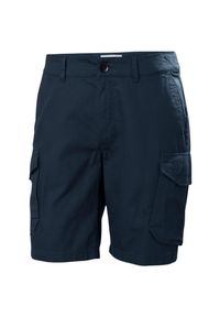 Szorty cargo Regular Helly Hansen Dock. Okazja: na co dzień. Kolor: niebieski. Długość: krótkie. Sezon: lato. Styl: casual