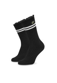Lacoste Skarpety długie RA7788 Czarny. Kolor: czarny. Materiał: bawełna #1