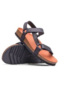 Scholl - Sandały damskie SCHOLL HEAVEN AD na rzepy. Zapięcie: rzepy. Kolor: czarny