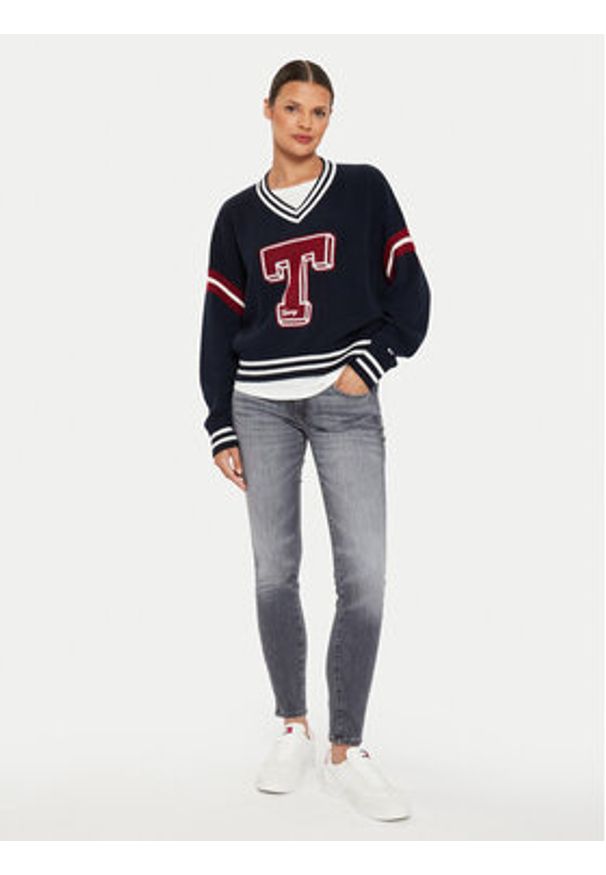Tommy Jeans Jeansy Sophie DW0DW19260 Szary Skinny Fit. Kolor: szary