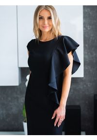 Sukienka Model Mirella Falbana Black - Jersa