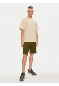 The North Face T-Shirt Zumu NF0A87DD Beżowy Regular Fit. Kolor: beżowy. Materiał: bawełna #5