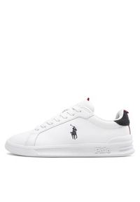 Polo Ralph Lauren Sneakersy Hrt Ct II 809860883003 Biały. Kolor: biały. Materiał: skóra #3