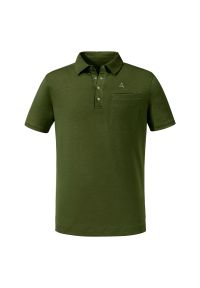SCHÖFFEL - Koszulka polo męska Schöffel Ramseck. Typ kołnierza: polo. Kolor: zielony
