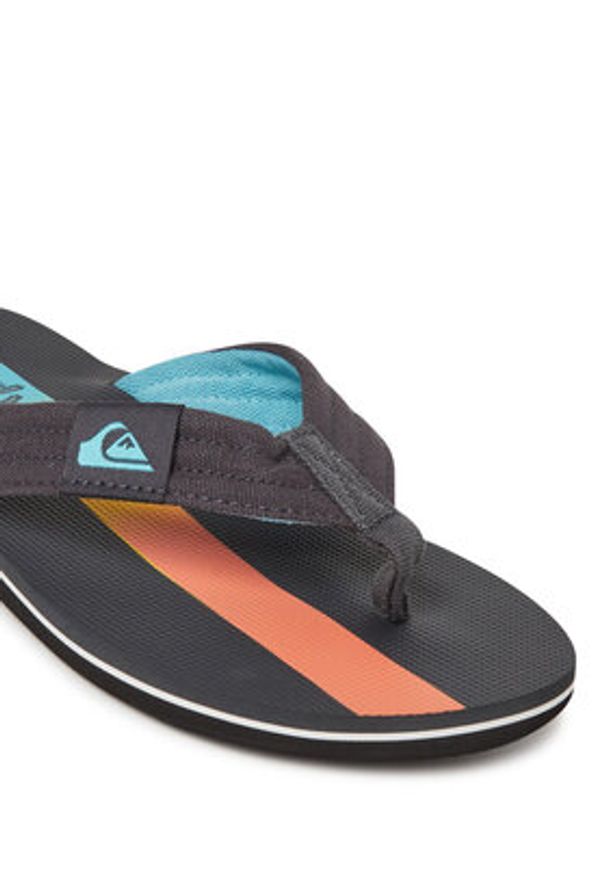 Quiksilver Japonki Molokai Layback AQYL101339 Szary. Kolor: szary. Materiał: materiał