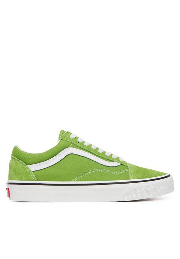 Vans Tenisówki Old Skool VN000D7ZFPB1 Zielony. Kolor: zielony. Materiał: zamsz, skóra