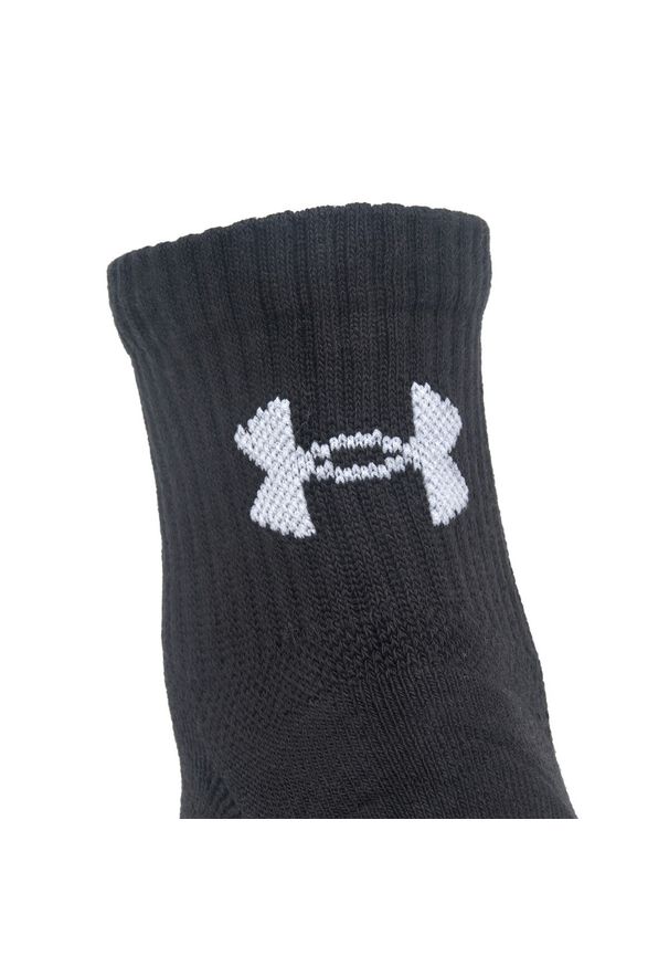Under Armour UNISEX UA TC 3PK QTR Skarpety uniseks. Kolor: czarny. Materiał: materiał