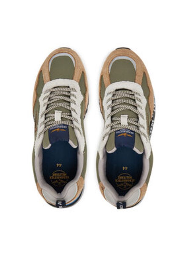 Aeronautica Militare Sneakersy 251SC276CT3546 Zielony. Kolor: zielony. Materiał: materiał