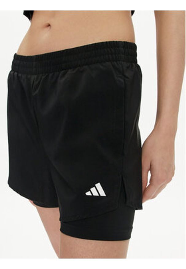 Adidas - adidas Szorty sportowe Training Minimal HN1044 Czarny Regular Fit. Kolor: czarny. Materiał: syntetyk