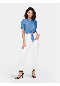 only - ONLY Jeansy Emily 15292435 Biały Straight Fit. Kolor: biały