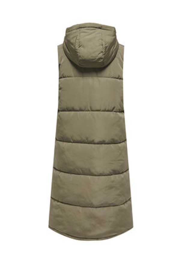 only - ONLY Bezrękawnik Alina 15241995 Zielony Regular Fit. Kolor: zielony. Materiał: syntetyk. Długość rękawa: bez rękawów