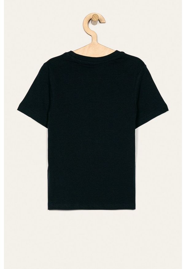 Jack & Jones - T-shirt dziecięcy 128 - 176 cm. Okazja: na co dzień. Kolor: niebieski. Materiał: materiał. Wzór: nadruk. Styl: casual