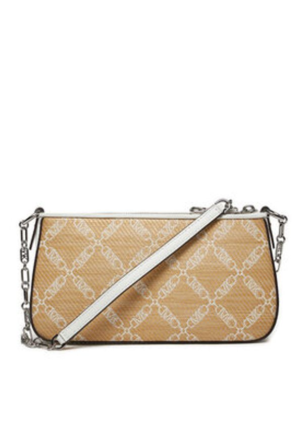 MICHAEL Michael Kors Torebka 32S4S8EW6S Beżowy. Kolor: beżowy. Materiał: skórzane