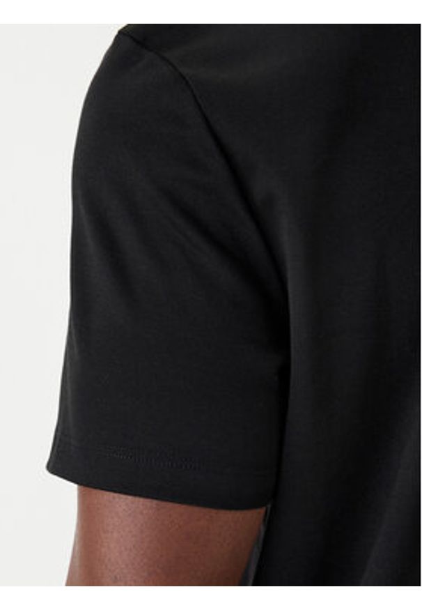 Calvin Klein Polo Birdseye LV04LF208G Czarny Regular Fit. Typ kołnierza: polo. Kolor: czarny. Materiał: syntetyk