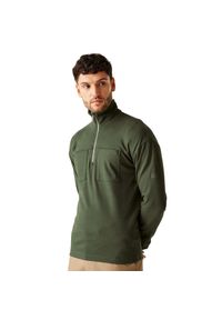 Bluza turystyczna męska Regatta Ferdo. Kolor: zielony. Materiał: bawełna. Styl: sportowy. Sport: turystyka piesza #1