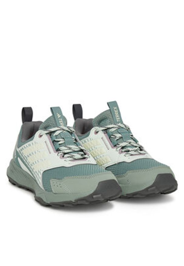 Adidas - adidas Buty do biegania Tracefinder JI4289 Zielony. Kolor: zielony. Materiał: materiał