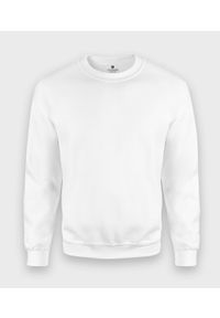 MegaKoszulki - Bluza klasyczna (bez nadruku, gładka) - biała. Kolor: biały. Wzór: gładki. Styl: klasyczny #1