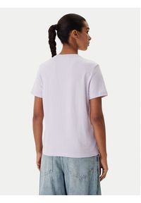 Calvin Klein Jeans T-Shirt Monogram LV047B224G Fioletowy Regular Fit. Kolor: fioletowy. Materiał: bawełna #4