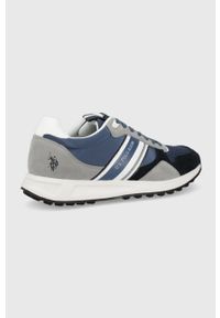 U.S. Polo Assn. sneakersy. Nosek buta: okrągły. Zapięcie: sznurówki. Kolor: niebieski. Materiał: guma