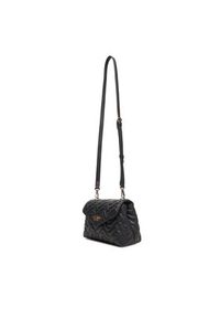 Guess Torebka Melisandra Mini HWQG96 53780 Czarny. Kolor: czarny. Materiał: skórzane