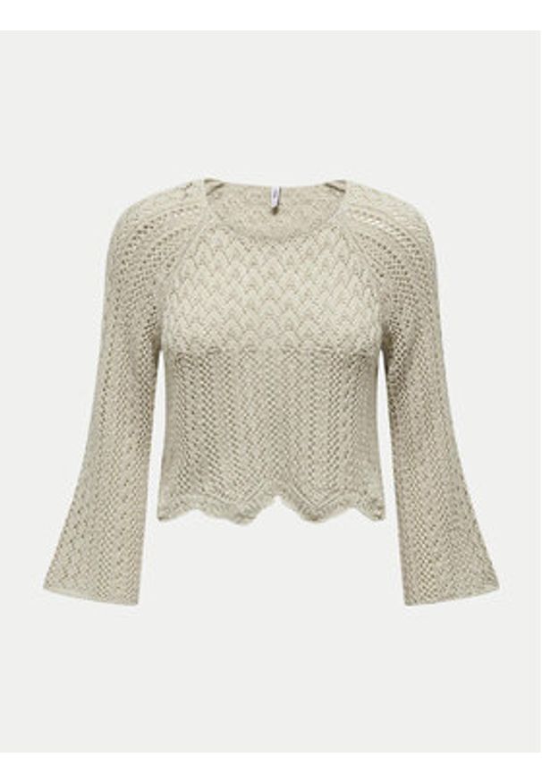 only - ONLY Sweter Nola 15233173 Szary Regular Fit. Kolor: szary. Materiał: syntetyk