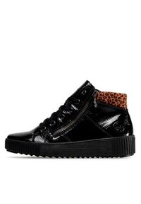Rieker Sneakersy M6434-01 Czarny. Kolor: czarny. Materiał: skóra