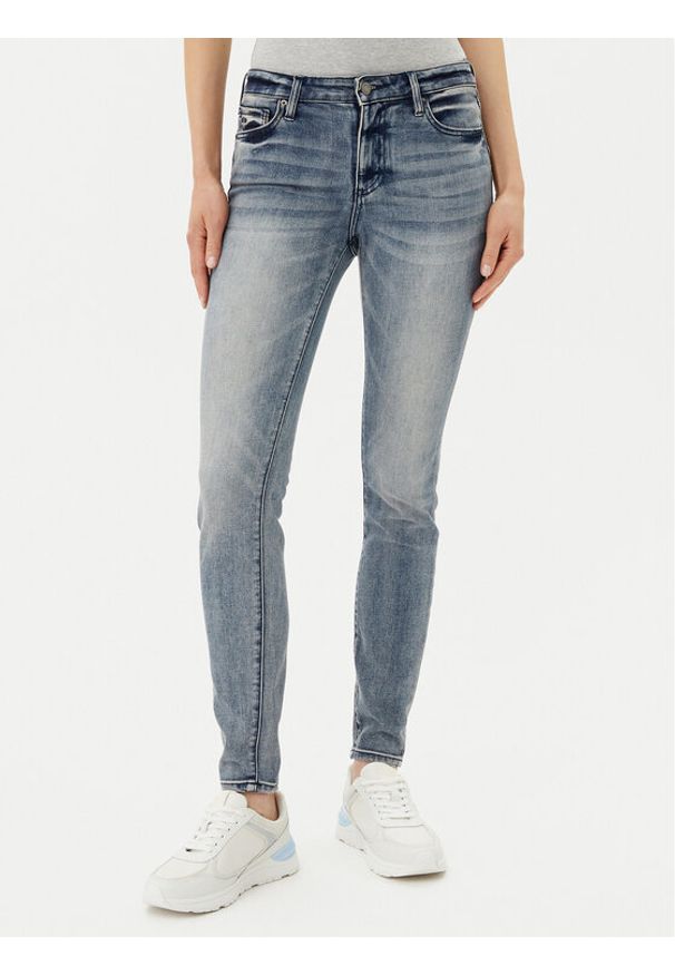Armani Exchange Jeansy XW000129 AF12852 MB001 Niebieski Slim Fit. Kolor: niebieski