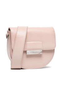 Calvin Klein Torebka Ck Core Saddle Bag Sm K60K609101 Różowy. Kolor: różowy. Materiał: skórzane
