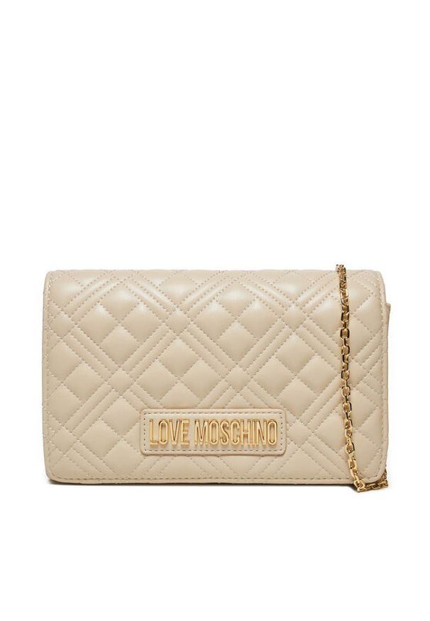 Love Moschino - LOVE MOSCHINO Torebka JC4079PP0LLA0110 Écru. Materiał: skórzane