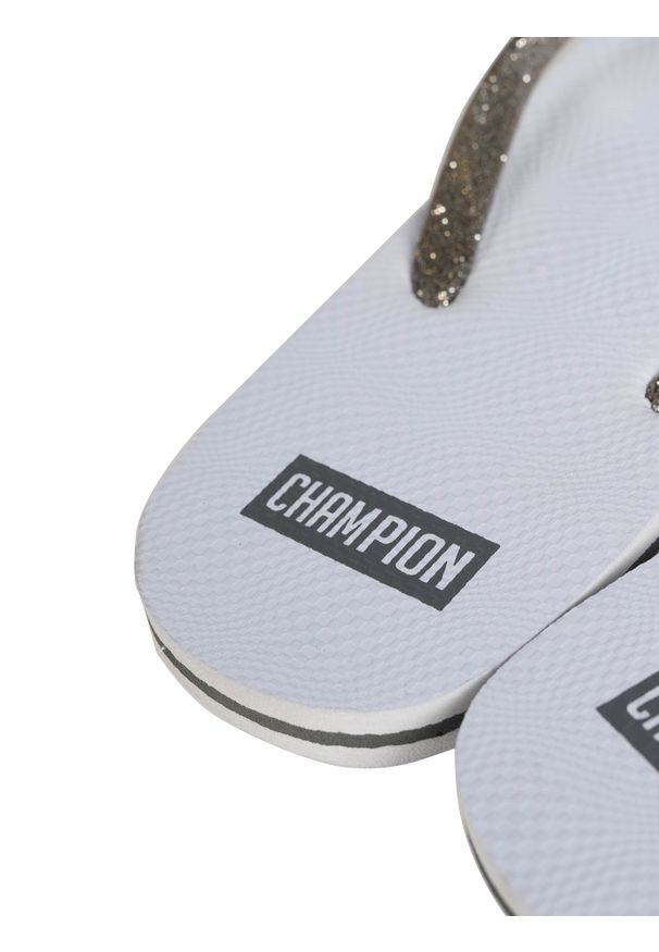 Champion Japonki "Siesta" | S10637 | Flip Flop Siesta | Kobieta | Biały. Kolor: biały. Materiał: syntetyk, materiał. Wzór: aplikacja, nadruk