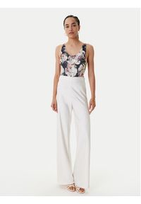 NORMA KAMALI Body KK125XPL029670 Kolorowy Slim Fit. Materiał: syntetyk. Wzór: kolorowy #8